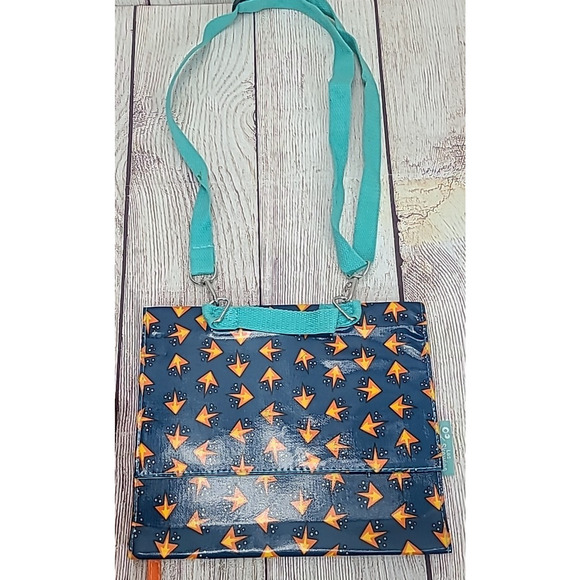 Les Skewies Convertible Backpack Set of 3 Blue Orange Silly Face Belgium - Picture 3 of 13